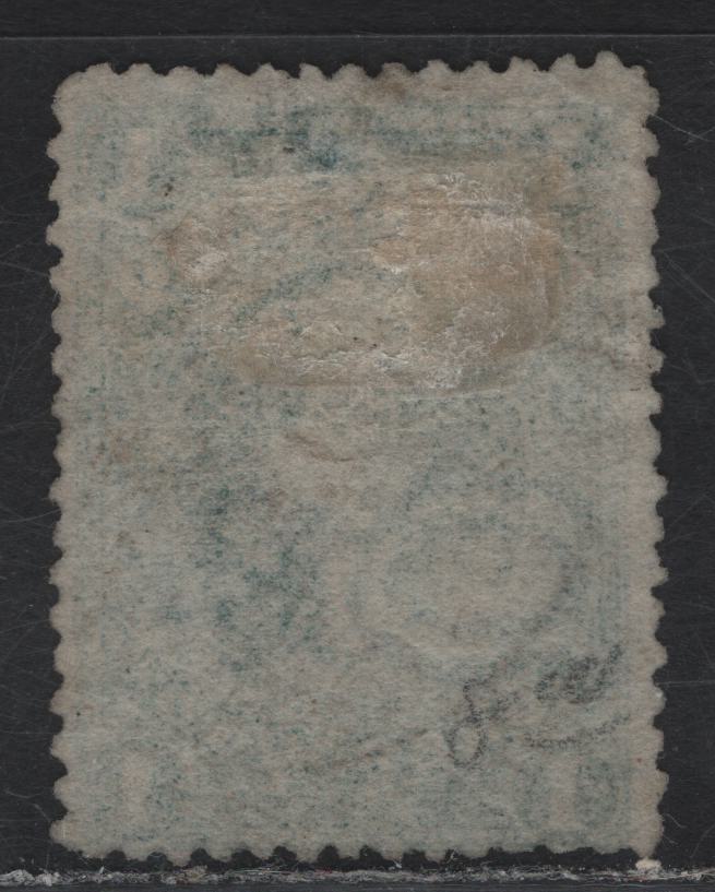 Lot 31 (C) Queensland SG#156 £1 Deep Blue Green Queen Victoria, 1882-1895 Queen Victoria Postal Fiscal issue, A Very Good Used Single, Wmk 5 Sideways, perf 12, Postal Fiscal Cancel.