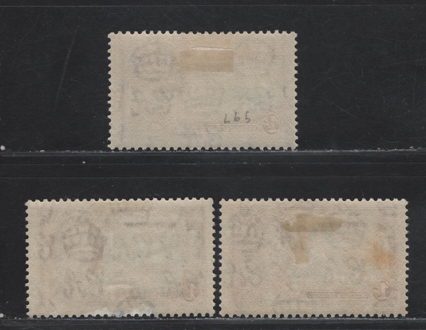 Lot 208 Montserrat SG#97 1/- Slate & Purple KGV & Windsor Castle, 1935 Silver Jubilee Issue, A VFOG Singles, 3 Different Shades Of The Vignette & Frame