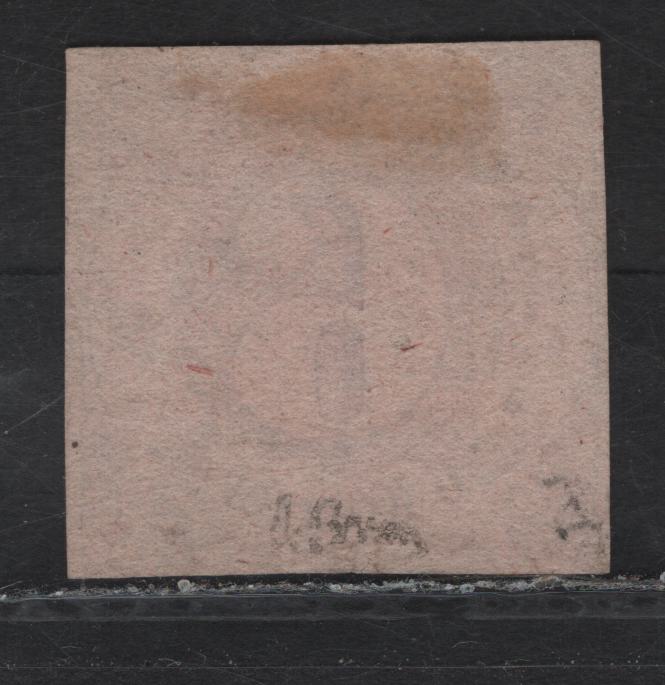 Lot 11 Germany - Thurn & Taxis SC#45 6kr Black on Rose Numeral, 1852-1853 Numeral Issue, A Extremely Fine Unused Single, Superf Unused Example, Type 1 - Normal T in Deutches