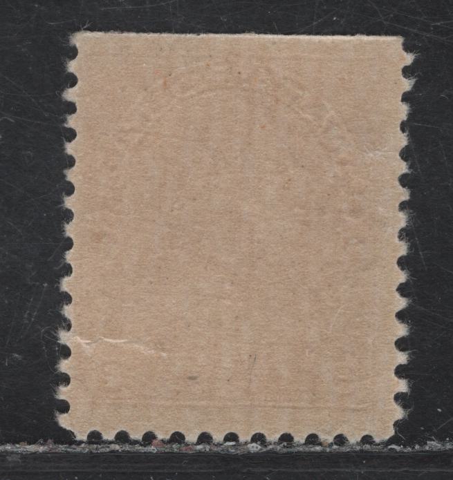 Lot 128 (C) Canada  #109 3c Carmine Red King George V, 1911-1925 Admiral Issue, A FNH Top Sheet Margin Single, Paper ABN-M, Die 1, Redrawn Frameline, Perf 11.9x11.95.