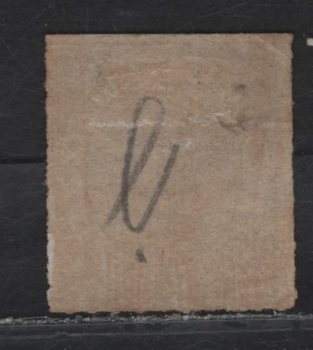 Lot 13 Germany - Wurttemburg SC#51 9kr Light Brown Numeral, 1869-1873 Rouletted Numeral Issue, A FOG Single