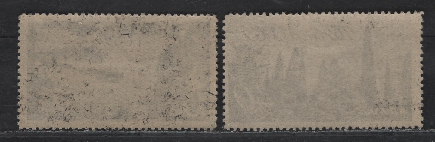 Lot 378 Russia SC#670, 674 15k - 40k Black Brown - Brown View of Yalta, 1938 Pictorial Issue, 2 F/VFNH Singles