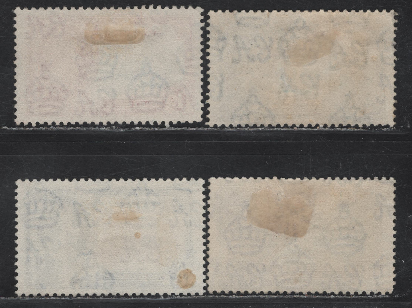 Lot 126 (C) Swaziland SG#21-24 1d - 6d Deep Blue & Scarlet - Slate & Purple KGV & Windsor Castle, 1935 Silver Jubilee Issue, 4 Very Fine Used Singles