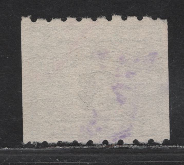 Canada Van Dam#FX47 3c Blue Numeral, 1915-1928 Two Leaf Excise Tax Issue, A Very Fine Used Coil Singles, Perf 8 Horizontal