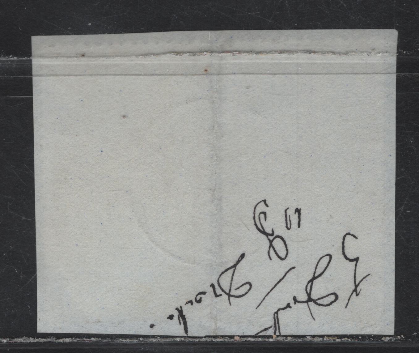 Lot 23 Greece #177-178 3d - 5d Silver - Gold Giovanni du Bologna's Hermes, 1901 Hermes Head Issue, 2 Fine Used Singles, High Values Used On Piece, Tied By Clear CDS Cancel, Some Short Perfs On 5d.