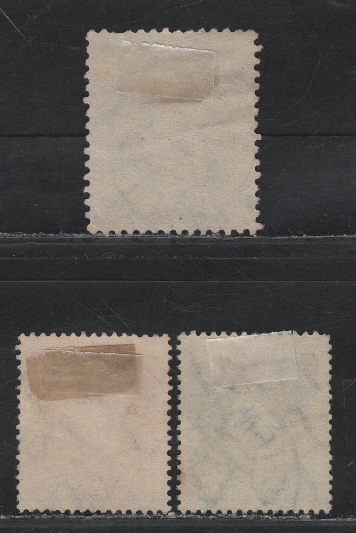 Lot 306 Germany - Bavaria #103a, 105a, 109a 25pf - 1m Gray - brown Ludwig III, 1914-1915 Ludwig III Issue, 3 Fine/Very Fine Used Singles, Pre-War Printings