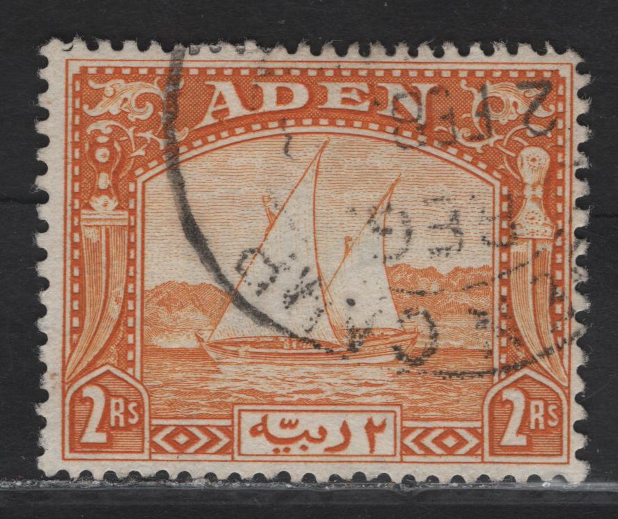 Lot 312 Aden SG#10 2r Yellow Dhow, 1937 Dhow Issue, A Fine Used Single
