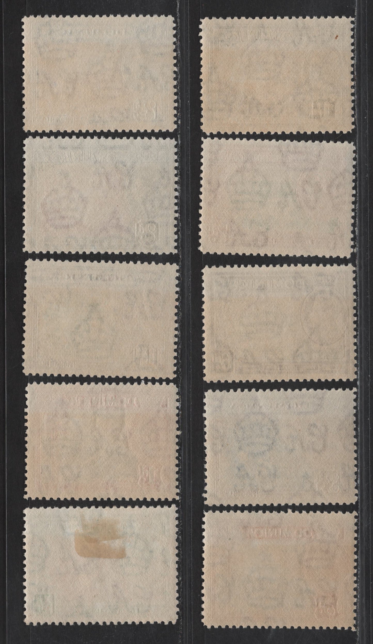 Lot 349 Dominica SG#99-106 1/2d - 1/- Brown & Green - Violet & Olive Green King George VI, 1938-1947 King George VI Pictorial Issue, 8 F/VFOG/NH Singles, 3.5d Is NH, Generally All Wartime Printings