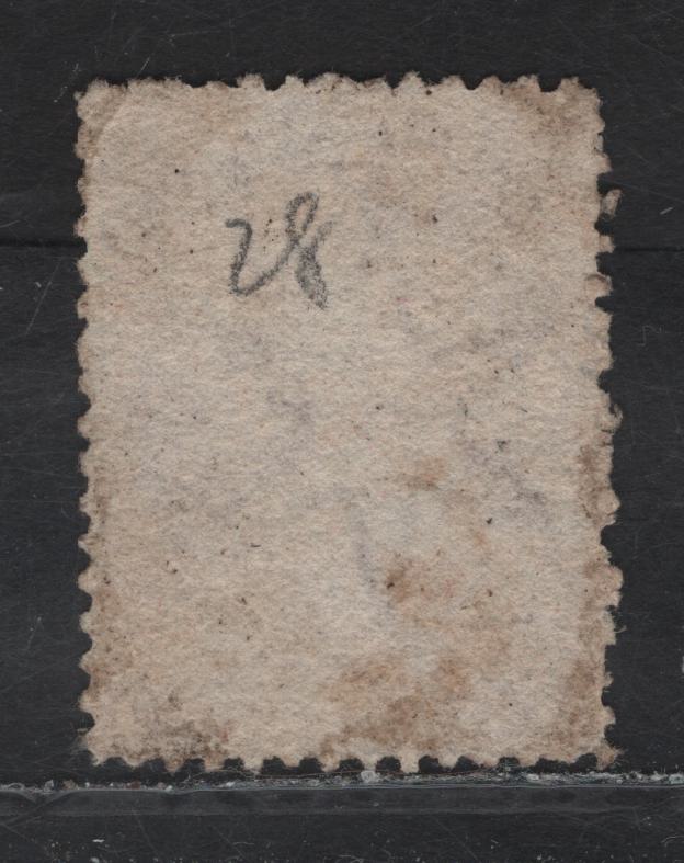 Lot 57 (C) New Zealand SG#77 6d Red Brown Queen Victoria, 1862-1864 Chalon Heads Issue, A Very Fine Used Single, Perf 13, Large Star Wmk, VF Centering For This Issue, Light Corner Bend At UR.