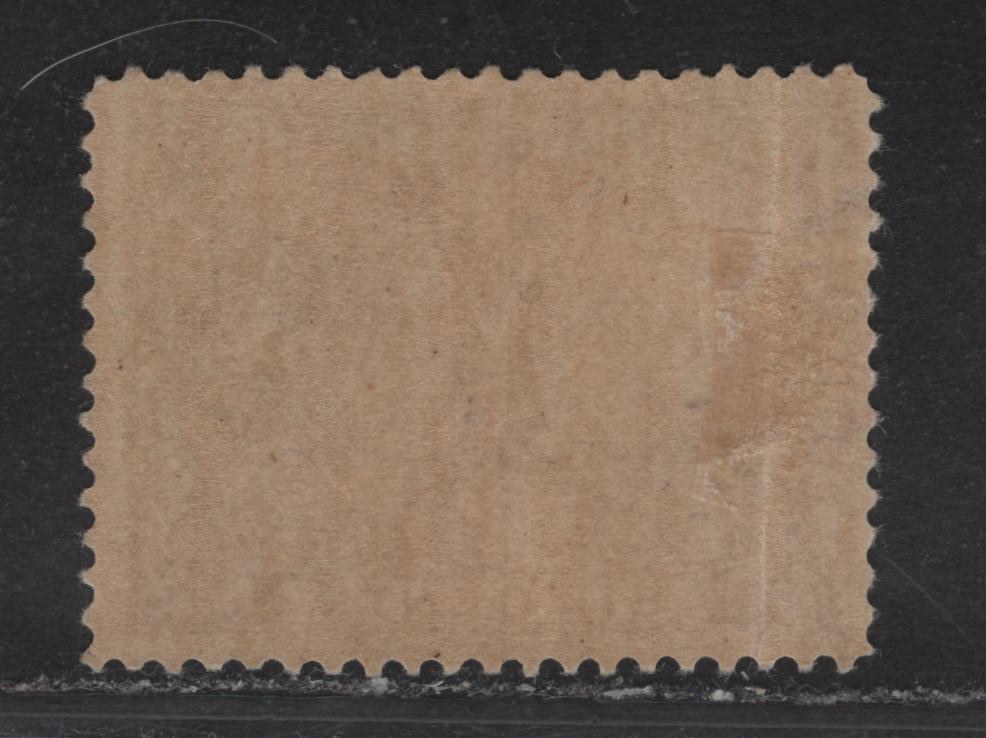 Lot 126 Canada (C) #55 6c Deep Yellow Brown Queen Victoria, 1897 Diamond Jubilee Issue, A GOG Single, Paper ABN-W, Perf 12x11.9, Vertical Crease That Is Visible From The Front.