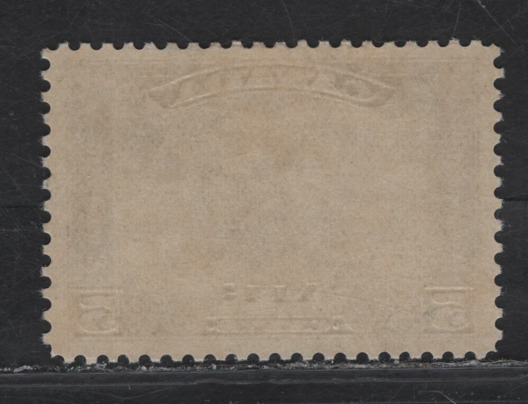 Canada #C2 5c Olive Brown Mercury With Scroll, 1930 Airmail Issue, A VFOG Single, Paper BABN-V, Perf 10.9x10.8
