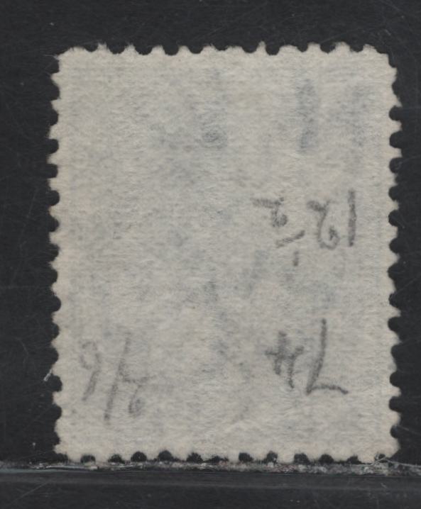 Lot 79 New Zealand (C) SG#156 6d Blue Queen Victoria, 1874-1878 Queen Victoria Sidefaces Issue, A Very Fine Used Single, Perf 12.5, Beautifully Centered Example