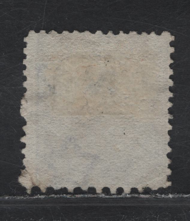 Lot 81 New Zealand (C) SG#163 6d Blue Queen Victoria, 1874-1878 Queen Victoria Sidefaces Issue, A Very Good Used Single, Compound Perf 10 & 12.5, White Paper, Small Corner Crease.