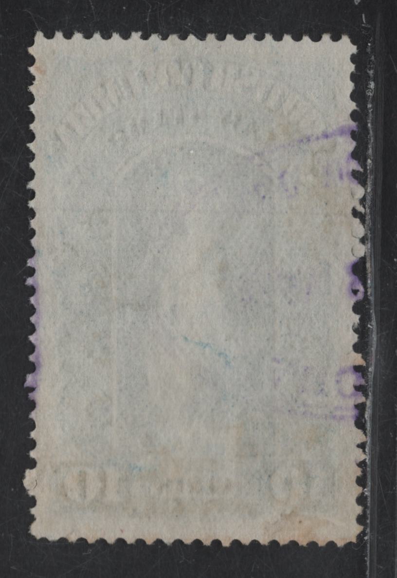 Lot 133 Canada - British Columbia (C) Van Dam#BCL1 10c Blue Liberty, 1879-1880 First Law Stamp Issue, A Very Fine Used Single