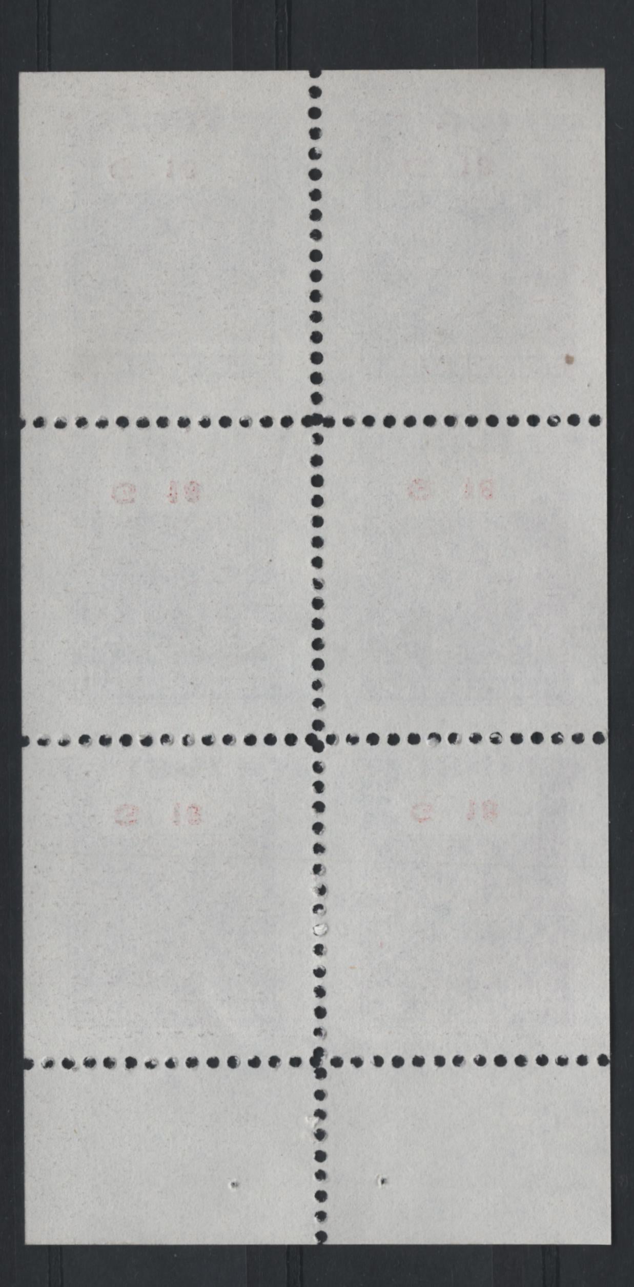 Lot 147 Canada - British Columbia (C) Van Dam#BCTI33 5c Violet Telephone, 1911-1960 Small Telephone Franks Issue, A VFNH Booklet Pane Of 6