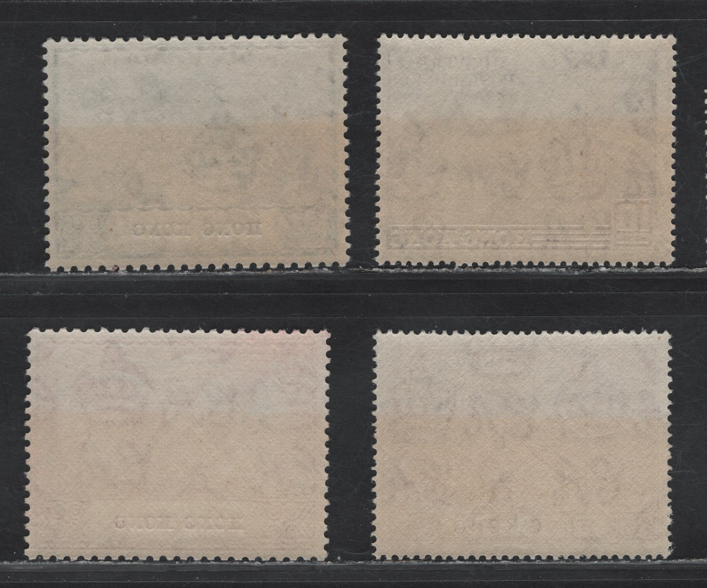 Lot 231 Hong Kong (C) SG#173-176 10c - 80c Violet - Bright Reddish Purple UPU, 1949 75th Anniv of UPU Issue, 4 F/VFNH Singles, Very Minor Toning Of Gum