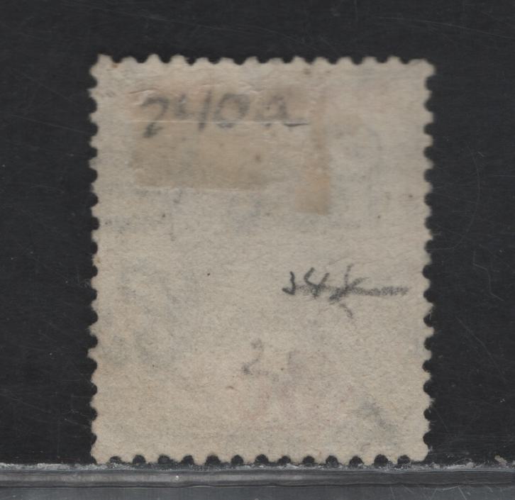 Lot 128 Ceylon (C) SG#353a 50c Gray Black & Scarlet King George V, 1921-1932 KGV Imperium Keyplates Issue, A Very Fine Used Single, Multiple Script CA Wmk