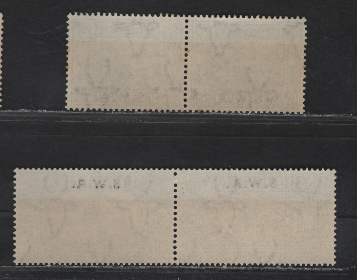 Lot 151 South-West Africa (C) SG#105, 107 1/2d+1/2d - 1.5d+1.5d Blue & Green - Chocolate & Blue Green Voortrekker, 1938 Voortrekker Centenary Memorial Issue, 2 F/VFNH Pairs