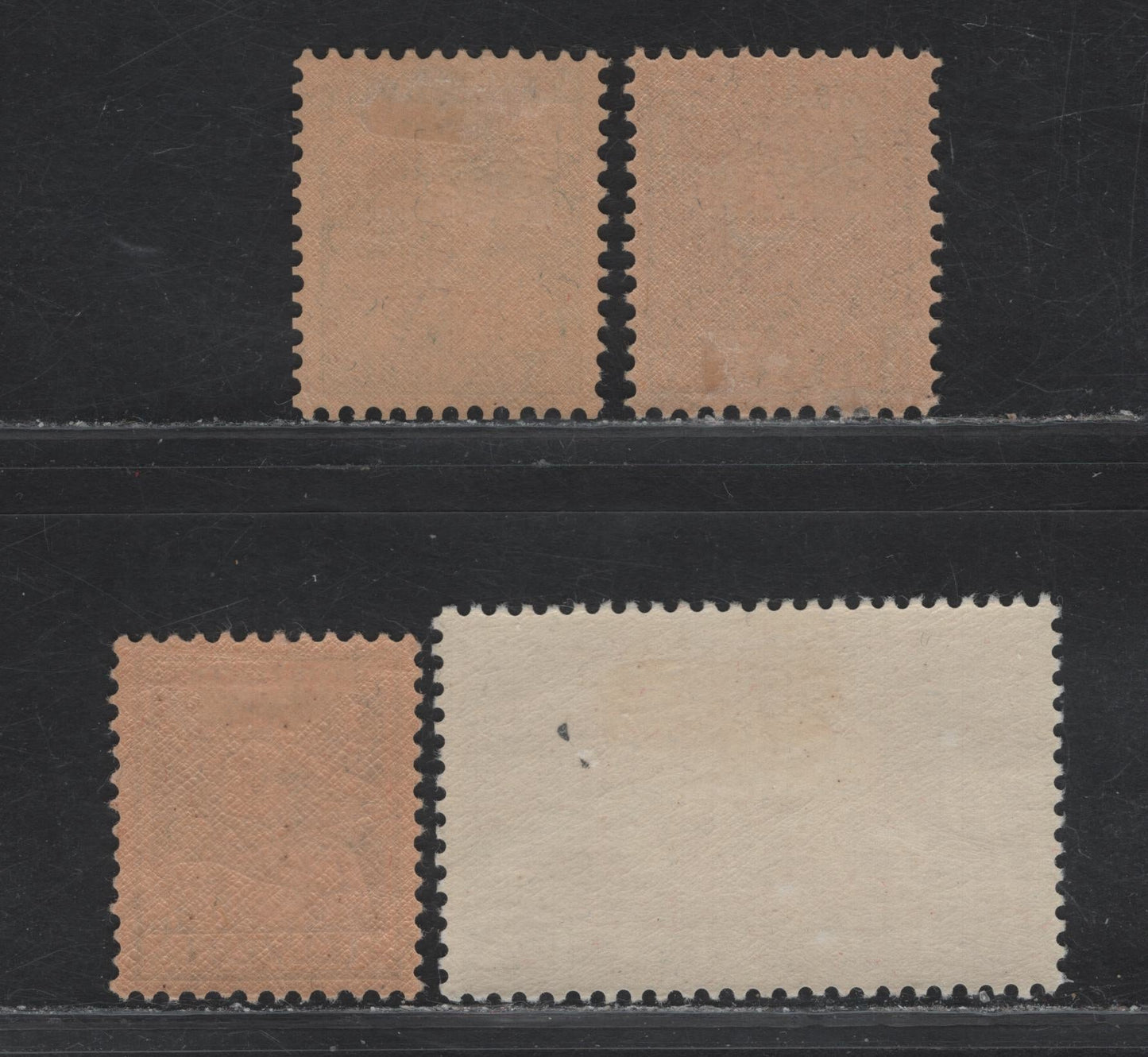 Lot 23 Switzerland SC#B2, B4, B7, C41 5c - 1.5fr Green on Buff - Henna Brown & Gray Semi Postal - Airmail, 1915-1946 Semi Postal & Airmail Issues, 4 VFOG Singles
