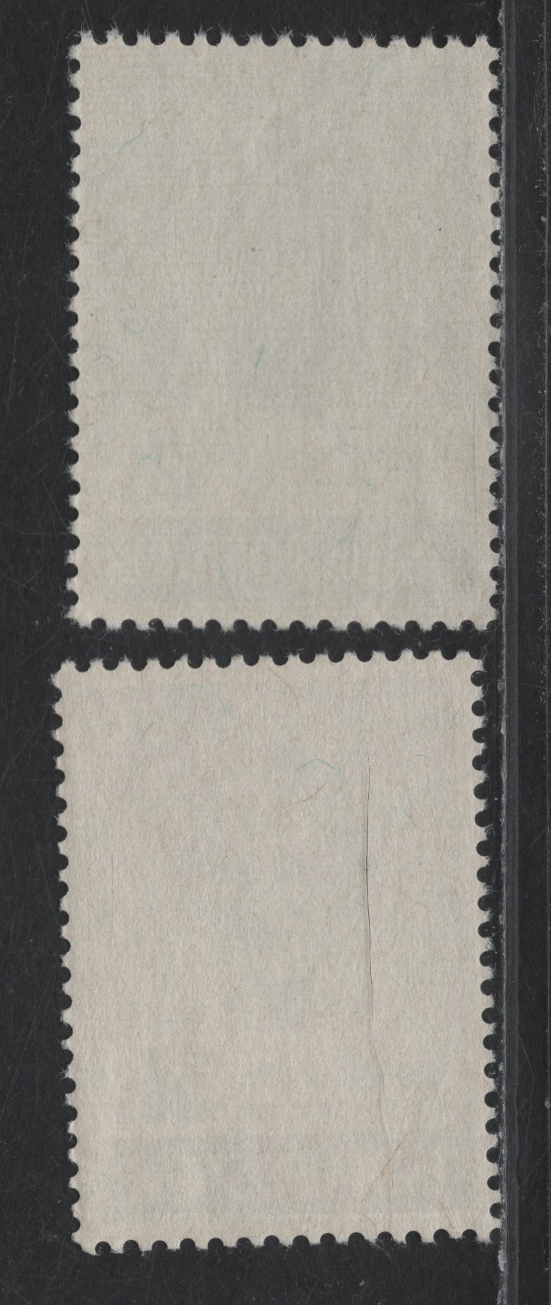 Lot 62 India (C) SG#306-307 3.5a - 12a Violet - Gray Mahatma Gandhi, 1948 First Anniv of Independence Issue, 2 Very Fine Unused Singles