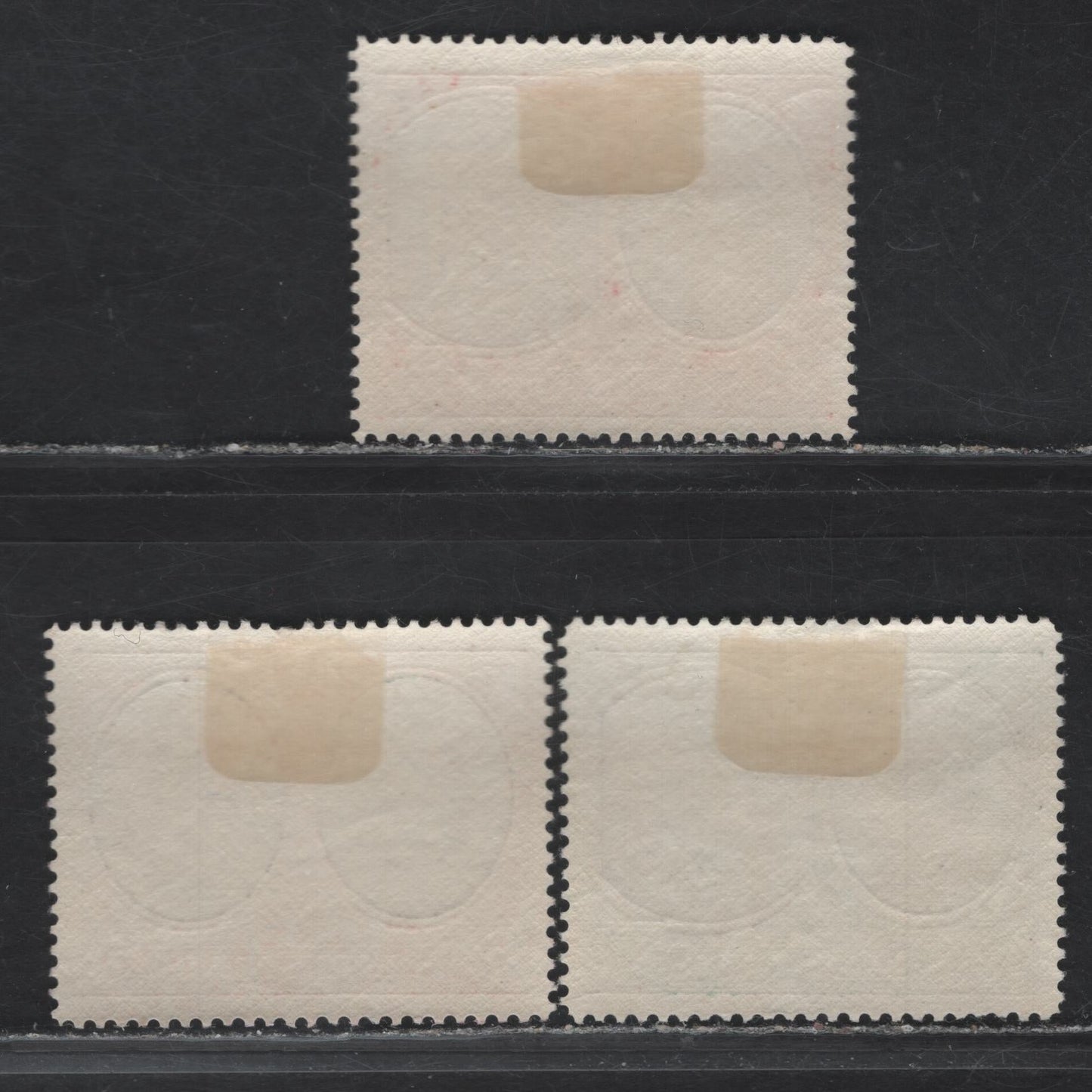 Lot 84 St Kitts & Nevis (C) SG#73c, 74c, 75b 3d - 1/- Reddish Lilac 7 Scarlet - Black & Green King George VI & Columbus/Medicinal Spring, 1938-1950 KGVI & Columbus / Medicinal Spring Definitive Issues, 3 VFOG Singles, Ordinary Paper, Perf 14