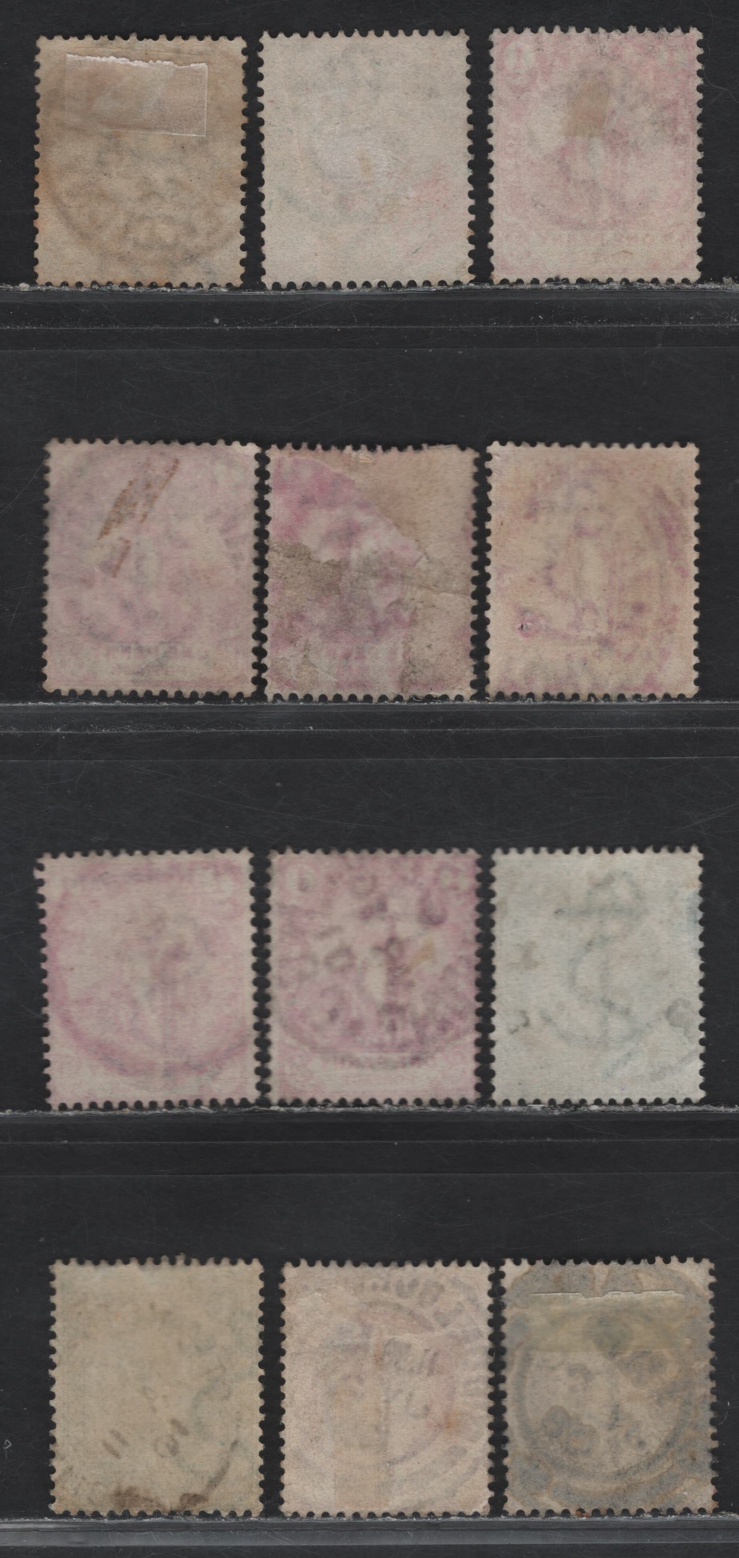 Lot 165 Cape of Good Hope (C)   1864-1904 Seated/Standing Hope & King Edward VII Issues, 12 Fine/Very Fine Used Singles, CDS Town Cancels