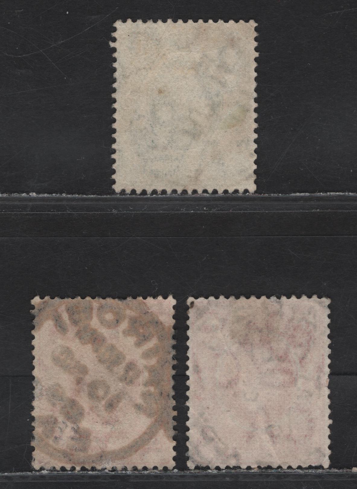 Lot 174 East Africa & Uganda (C) SG#35, 36, 46, 1907-1921 King Edward VII & KGV Keyplate Issues, 3 Very Fine Used Singles, Scarce SON Naivashia & SON Narobi Cancels