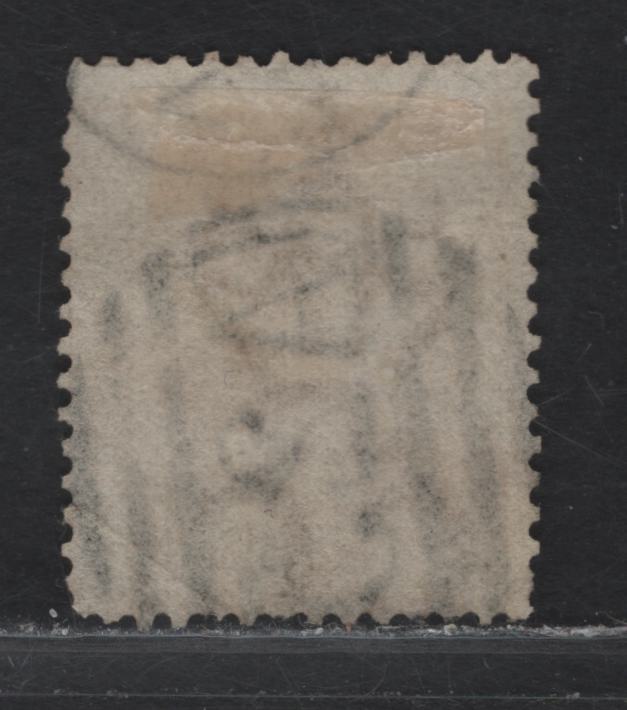 Lot 215 Malta (C) SG#8 1/2d Orange Buff, 1863-1881 Queen Victoria Keyplate Issue, Wmk Crown CA, A VG Used Single With Crown CC Wmk, Perf 14 With Clear A25 Barred Numeral Cancel