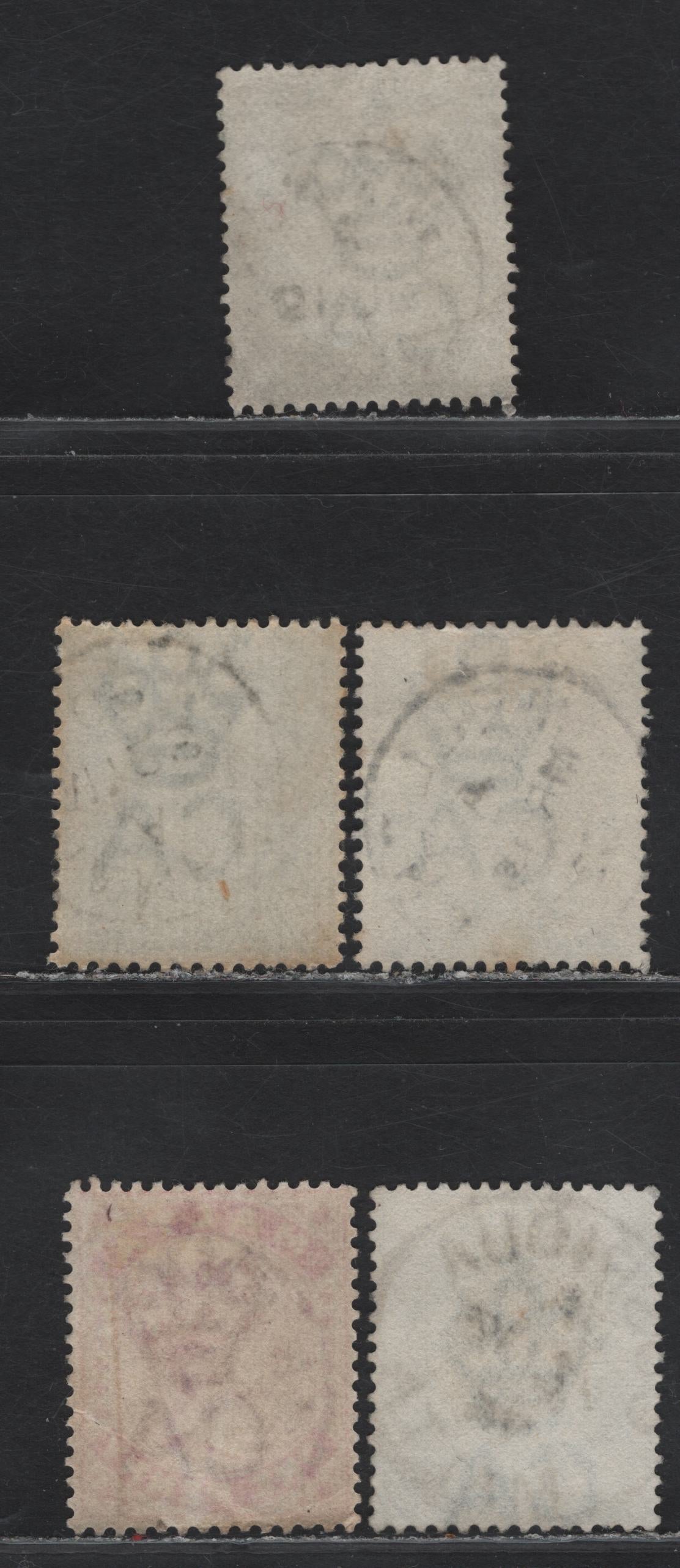 Lot 227 Malta (C)  Hamrun, Cospicua & Melleha CDS Cancels On 1/2d & 1d, 1885-1890 Queen Victoria Crown CA Keyplates Issue, 5 F&VF Used Singles