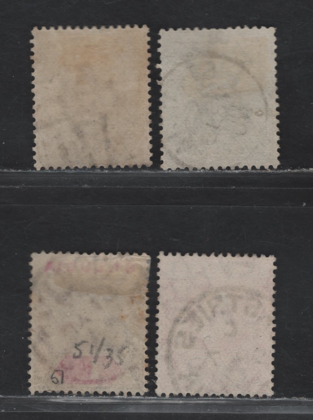 Lot 300 St. Lucia (C) 1891-1898 Queen Victoria Keyplates & 1904-1910 King Edward VII Keyplates - A Group Of CDS & Barred Numeral Cancels