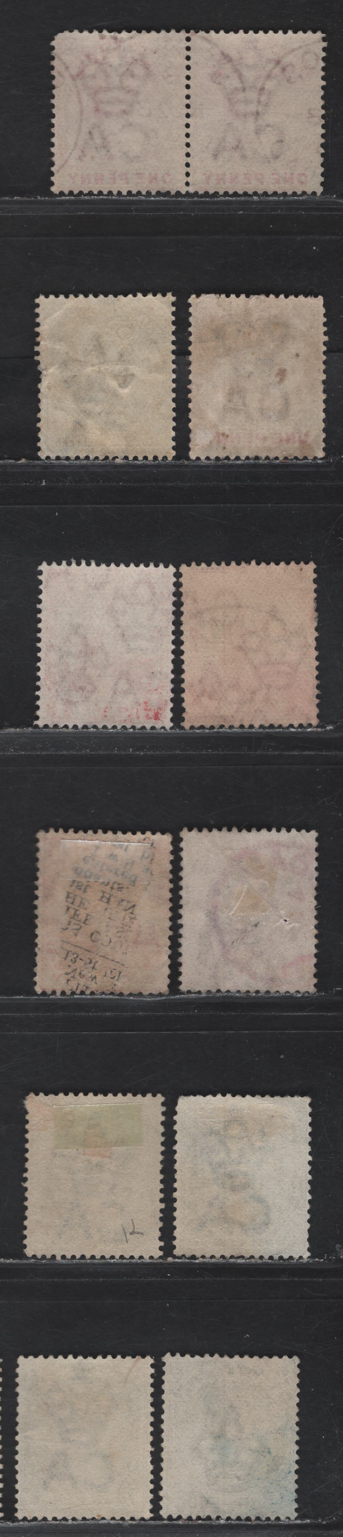 Lot 313 Trinidad (C) 1883-1894 Queen Victoria, 1897-1906 & 1904-1909 Britannia Keyplate Issues - A Selection of Trinidad & Small Town SON CDS Cancels