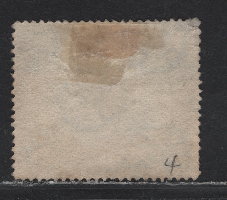 Lot 8 Papua (C) SG#4 2.5d Black & Ultramarine Lakatoi, 1901-1905 Pictorial Issue, A Very Good Used Single, Horizontal Rosettes Wmk, Nearly Detatched UL Corner, Port Moresby Cancel.