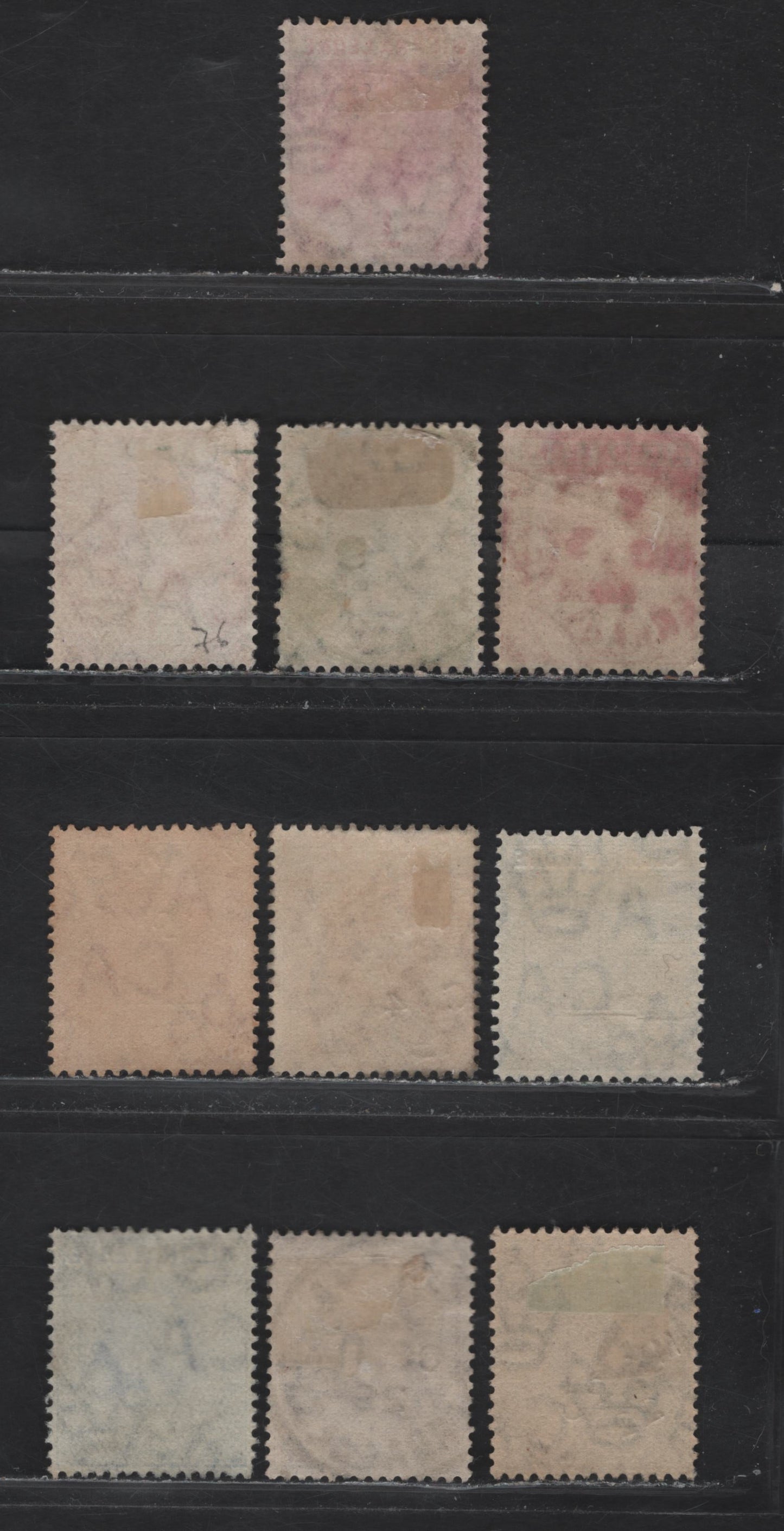 Lot 157 Sierra Leone (C) , 1904-1905 Edward VII Imperium Keyplate Wmk Mul. Crown CA & 1912-27 Crown & Scrips CA, 10 F&VF Used Singles All With SON Or Readable CDS Cancels Incl. Freetown, Waterloo, Patrol Post & Rokus