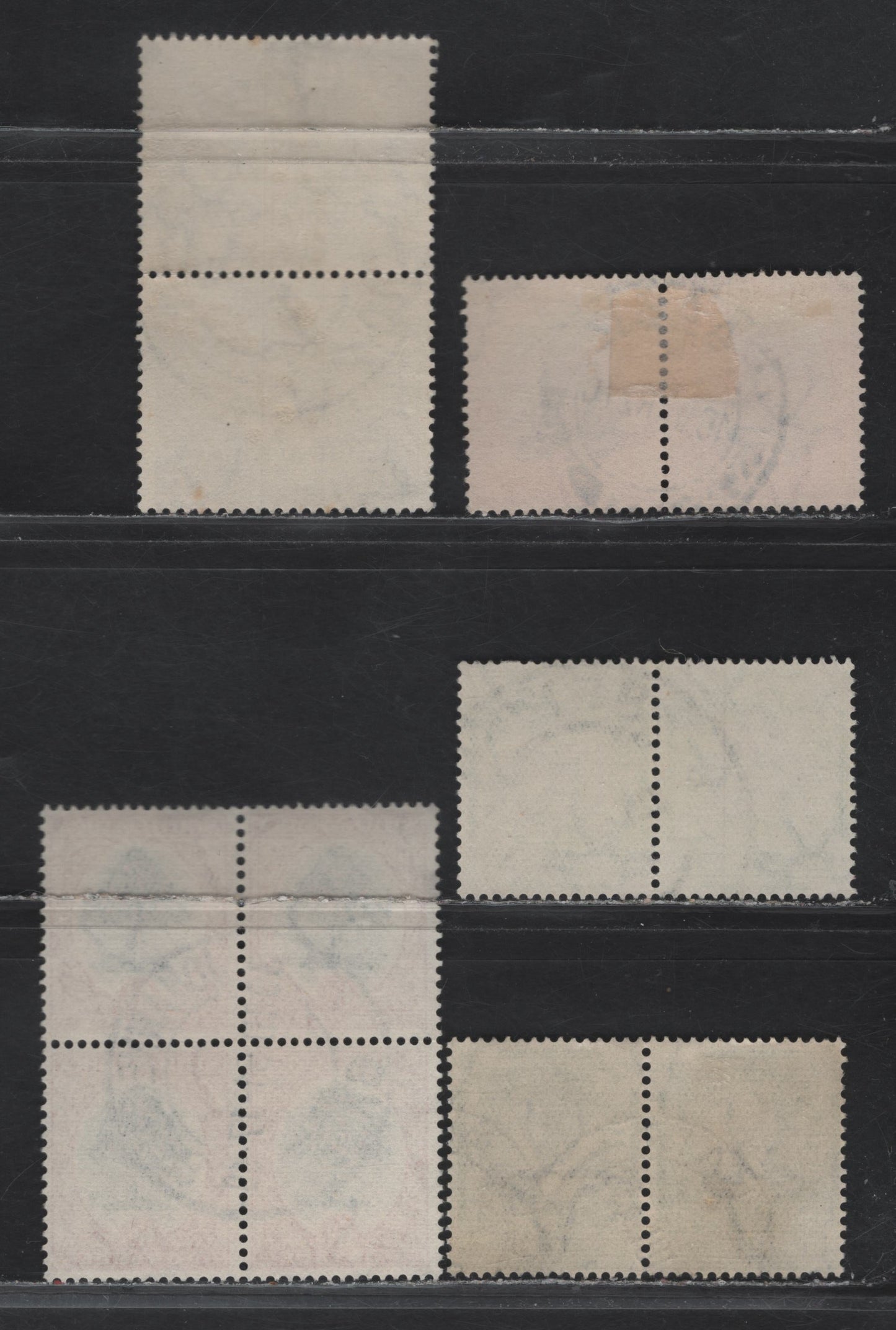 Lot 161 South Africa (C) SG#31,42,54,59,61d, 1926-1927 Pictorial Keyplates - 1933-1948 Pictorials W/ Swid Afrika Hyphonated & Photogravure, 4 F&VF Used Pairs And Block Of 4 Die 3. With Readable CDS Cancels Incl. Paarl, Benoni, Johannesburg & Bellaire