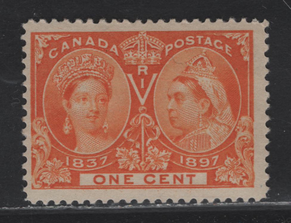 Lot 214 Canada (C) #51 1c Orange Queen Victoria, 1897 Diamond Jubilee Issue, A FNH Single, Paper Cents-V
