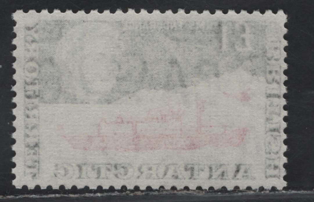 Lot 258 British Antarctic Territory (C) SG#15a £1 Red & Brownish Black H.M.S Endurance, 1963-1969 Pictorial Issue, A VFNH Single
