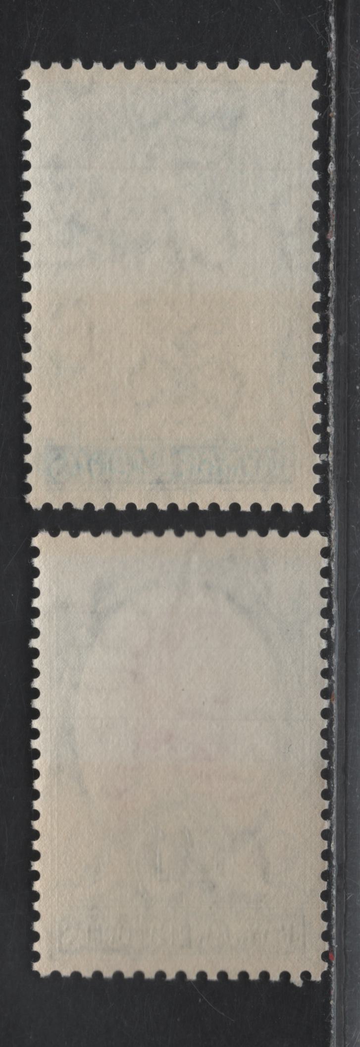Lot 283 Cayman Islands (C) SG#178-179 10/- Olive & Blue, £1 Carmine & Black, 1962-1964 Pictorial Definitives, 2 VFNH Singles