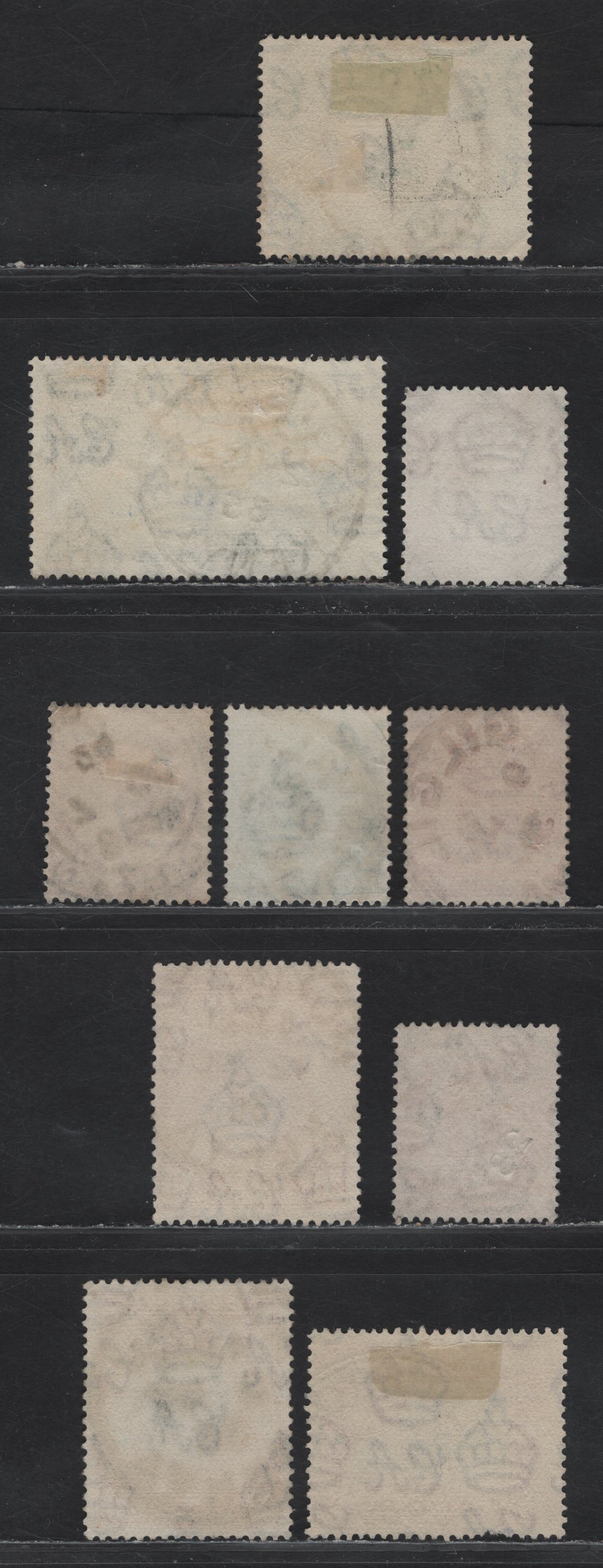 Lot 71 K.U.T (C) SG#78, 82-83, 111, 113-114, 124   King George V - Silver Jubilee, 1922-1935 KGV - Silver Jubilee Issues, 10 Fine/Very Fine Used Singles, All With SON Town Cancels