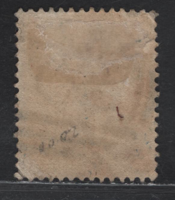 Lot 207a British Honduras SG#21 6d Yellow Queen Victoria, 1882-1887 Queen Victoria Sideface Young Portrait Issue, A Good Used Single, Barred '0' Cancel For Belize City, Perf 14, Crown CA Wmk, Corner Creases AT UL & LR.