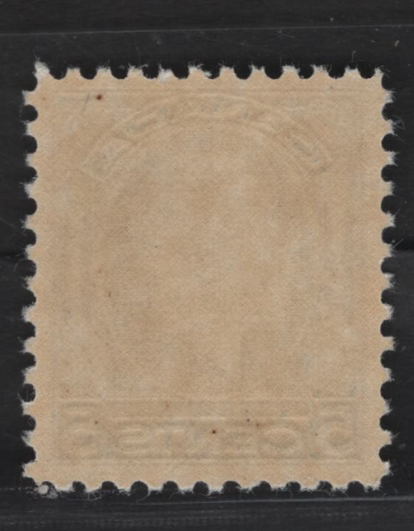 Lot 323 Canada #199 5c Deep Bright Blue King George V, 1932 Medallion Issue, A VFNH Single, BABN-II Paper, Perf 10.75, 18.25x22mm.
