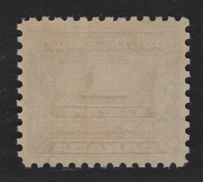 Canada #J11 1c Dull Violet Numeral, 1933-1934 Third Postage Due Issue, A VFNH Single, BABN-BBB Paper, Perf 10.9x10.75, 21.9x18.6mm.