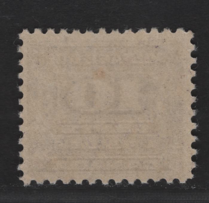 Lot 373 (C)  Canada #J14 10c Bluish Violet Numeral, 1933-1934 Third Postage Due Issue, A FOG Single, BABN-II Paper, Perf 10.8x10.75, 21.9x18.5mm.
