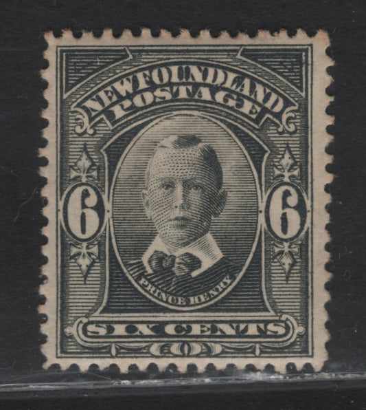 Lot 128 Newfoundland #109 6c Grey, 1911 Royal Family Issue, A VFOG Single On Paper WM-C, Line Perf 14.2x14.1