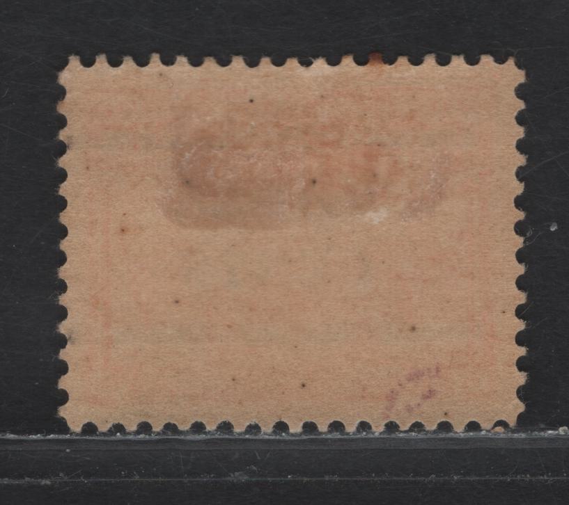 Lot 145 Newfoundland #128 3c On 15c Scarlet, 1920 Surcharges Issue, A VFOG Single With Bars 10 1/2mm Apart