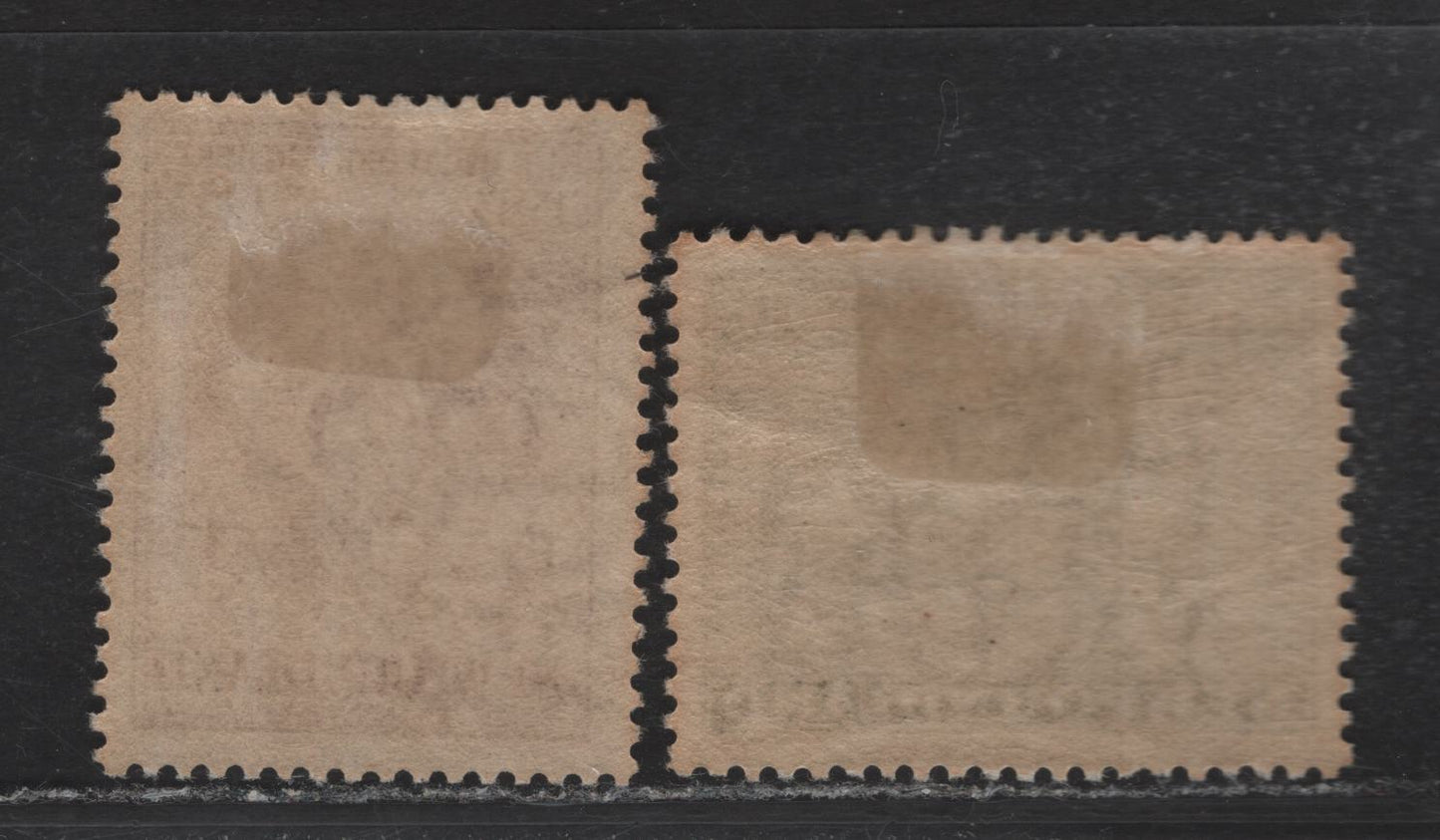 Lot 199 Newfoundland #222-223 15c-20c Claret & Deep Green Gilbert on The Squirrel & Map Of Newfoundland, 1933 Sir Humphrey Gilbert Issue, 2 Fine OG & VFOG Singles