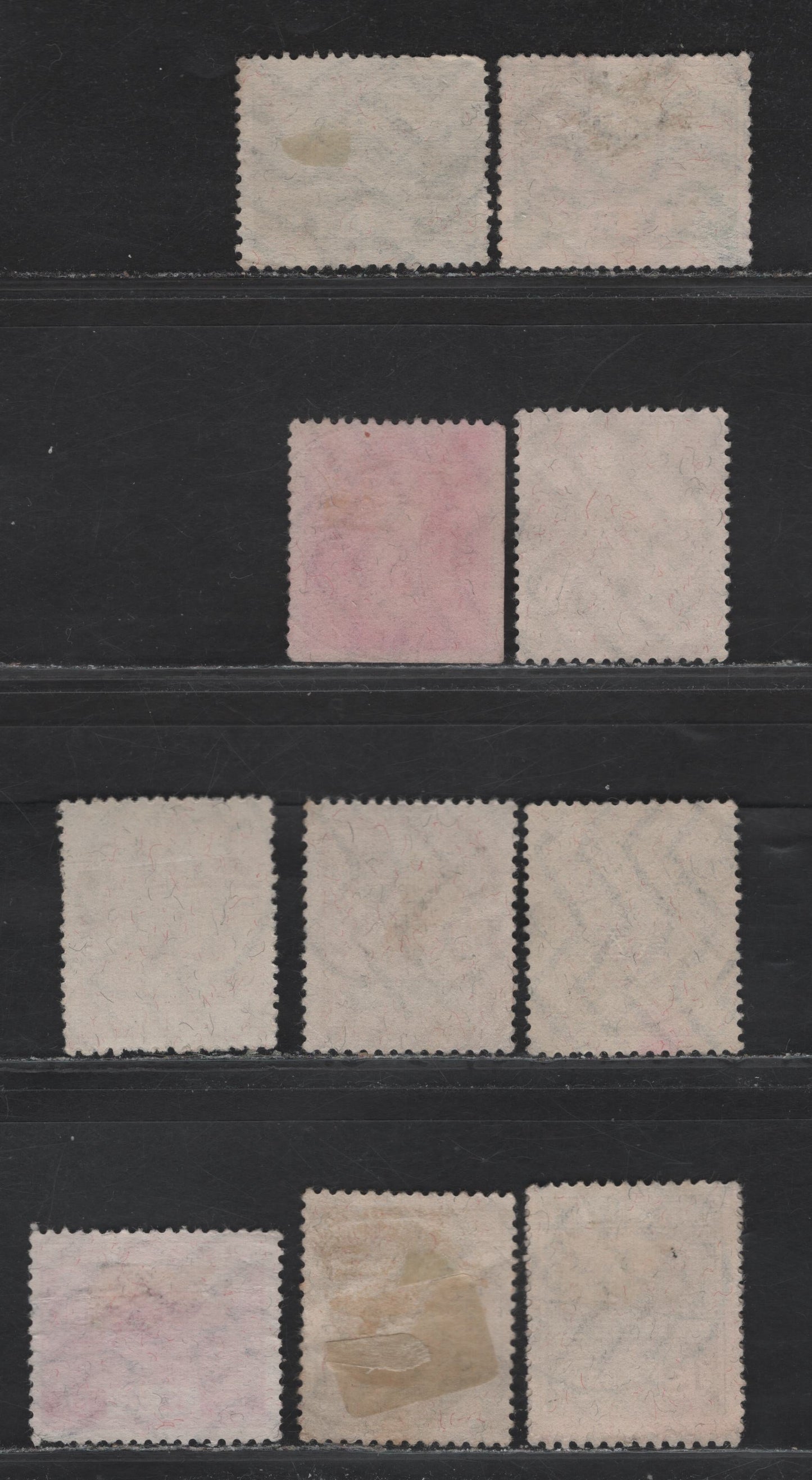 Lot 238 Japan SC#135, 138a, 133a, 142, 172a, 131b, 194-195 3s-30s Rose-Orange & Green Chrysanthemums & Various Crests, 1913-1937 Mt. Fuji & Crest Definitives, 11 VG-VF Used Singles With SON CDS Town Cancels