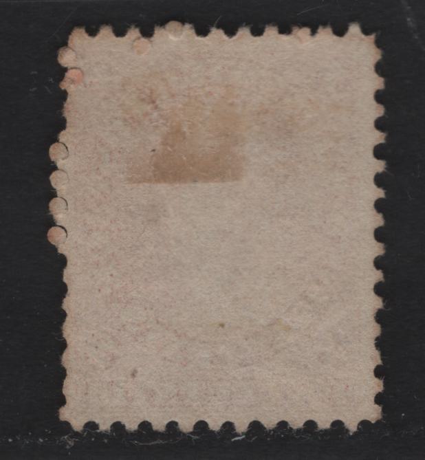 Lot 7 New Brunswick #9 10c Vermilion, 1860-1867 Cents Issue, A FUN Single Colour Somewhat Oxidized, On Paper Cents - N, Perf 11 3/4
