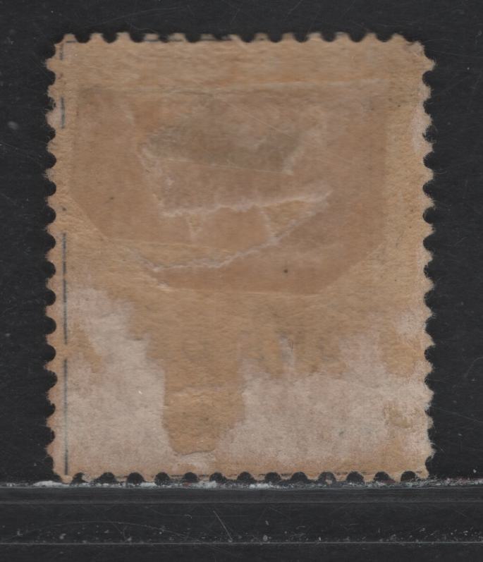 Lot 93 Newfoundland #75 1c On 3c Grey, 1897 Surcharges Issue, A FOG Single On Paper Cents-LL, Perf 12, Surcharge Type A
