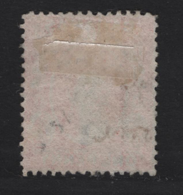 Lot 10 Bahamas SG#42 1d Scarlet Queen Victoria, 1882 Queen Victoria Sideface Issue, A Fine Used Single, Perf 14, Crown CA Wmk