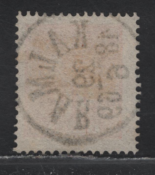 Lot 145 Sweden SC#16 20o Vermillion Lion & Arms, 1862-1869 Lion & Arms Issue, A Fine Used Single, June 18 1869 Kalmar CDS Cancel